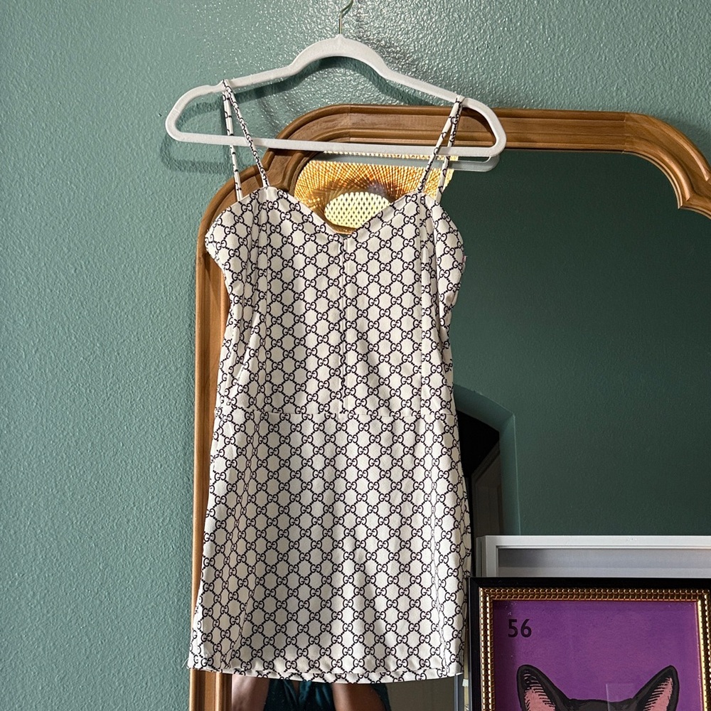 spaghetti strap mini dress